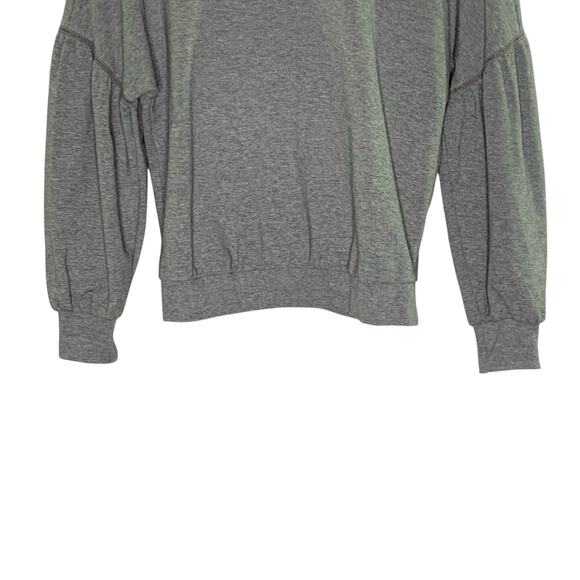 Kate Spade S Womens Drop Shoulder Sweatshirt Gray Long Sleeve *flaw - Picture 5 of 7